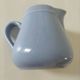 Duo of pastel ceramic milk jugs – Lavender blue & vintage cream