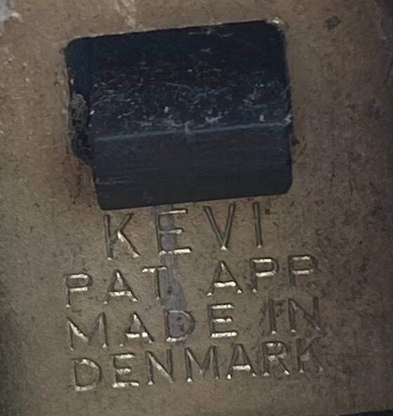 Original KEVI office chair - Jørgen Rasmussen - Denmark, 1960s - rare yellow finish