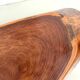 Organic Coffee Table "Slab" in Solid Exotic Wood