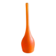Grand soliflore Daum Nancy - verre soufflé marmoréen orange - H=41cm