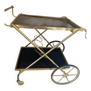 Desserte vintage dorée