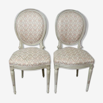 Pair of St Louis XVI chairs