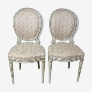 Paire de chaises St Louis XVI anciennes