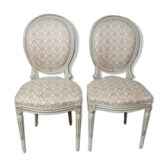 Paire de chaises St Louis XVI anciennes