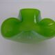 Green Sommerso Murano Glass Ashtray, Italy, 1960s