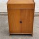 1960s Scandinavian wooden shoe storage cabinet dresser
