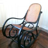Rocking chair Thonet n°10 , 1908 original label