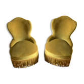 Fauteuils crapaud vintage