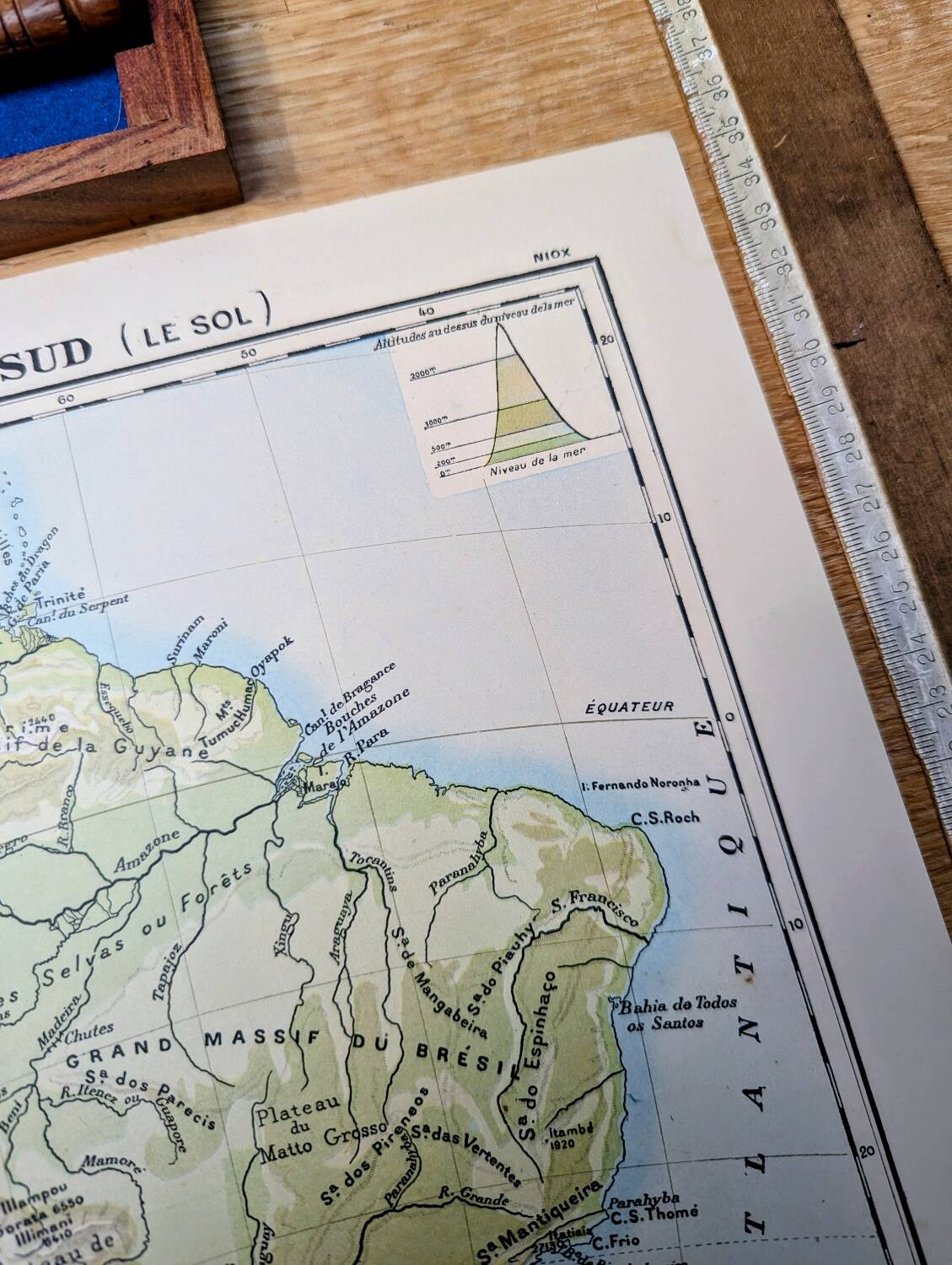 Printed in 1900, South America.
