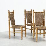 set of 3 sidechairs / dining chairs