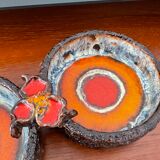 Vintage enamelled ceramic pocket empty from the 60s and 70s