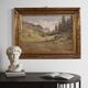Italian landscape painting signed Giuseppe Gheduzzi from the 20th century