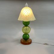 Lampe de table italienne en verre de murano faite à la main