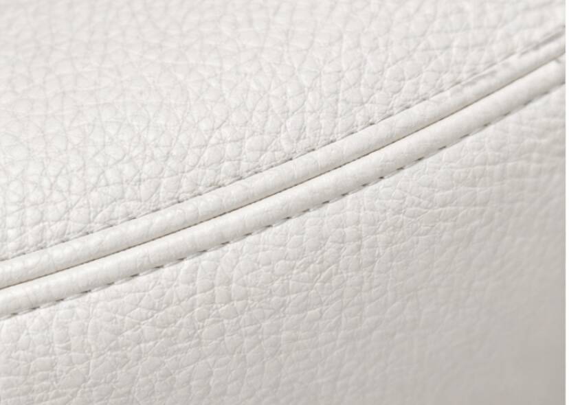 High-end white leather sofa
