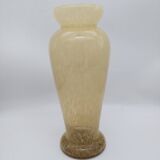 Vase en verre moucheté verre de clichy