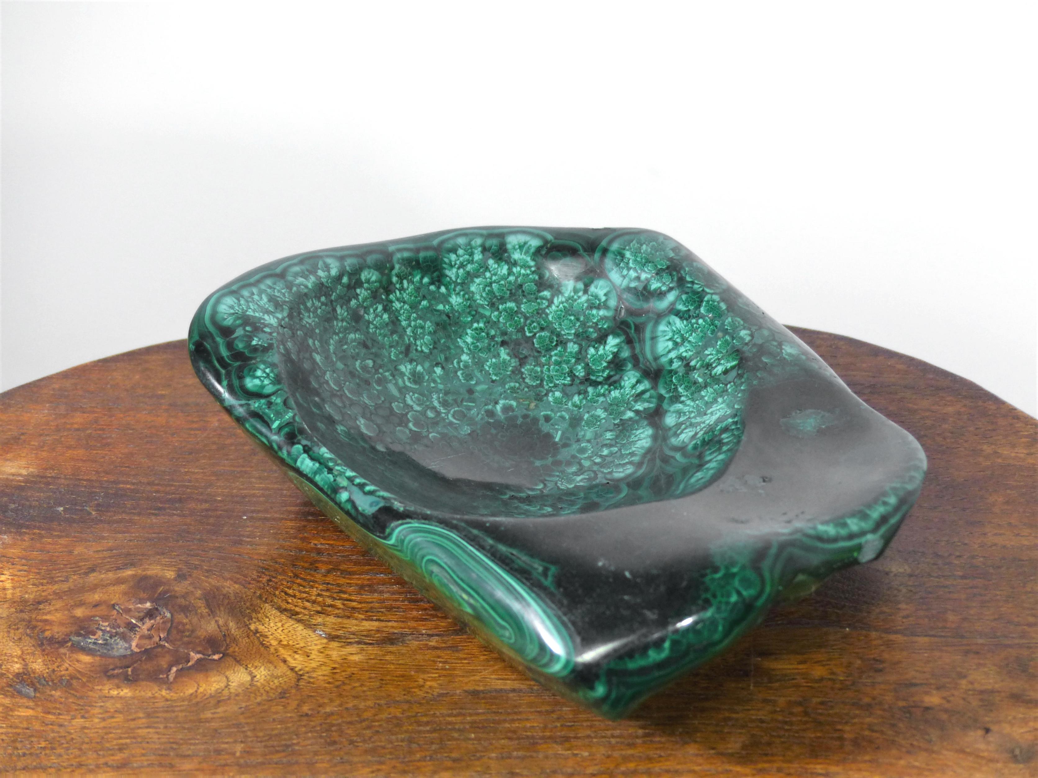 Cendrier en malachite