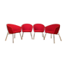 A set of four Megan club armchairs designed by René Holten, Artifort, the Netherlands