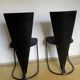 Set of 6 black Zino Memphis chairs for Harvink