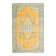 1970s Vintage Turkish Hand-Knotted Wool Cotton Brown Area Rug 176x274