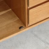 U-458 oak sideboard by Jiri Jiroutek for Interier Praha 1960