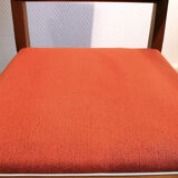 Suite of four vintage rockabilly bridge armchairs