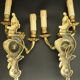 Great pair of wall light  the Cherubim, of Louis XV style