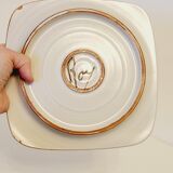 Olivier Roy Vallauris - 4 flat plates in vintage ceramic 1972