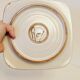 Olivier Roy Vallauris - 4 flat plates in vintage ceramic 1972