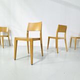 Vintage Danish dining chairs, 1980s, set of 4
