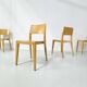 Vintage Danish dining chairs, 1980s, set of 4