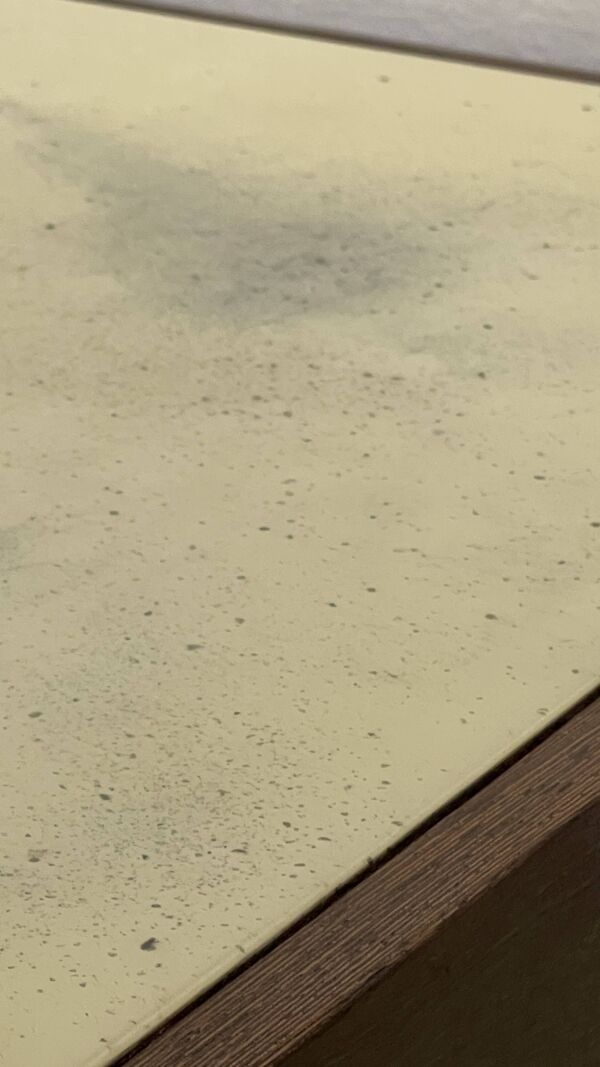 Set de 2 tables basses (tableaux) en bois de Wengé, design moderniste, 1970