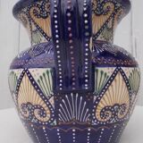 Faience vase by Quimper Henriot