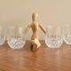 Set 6 verres à eau ou whisky cristal ciselé