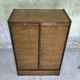 Vintage double-door filing cabinet
