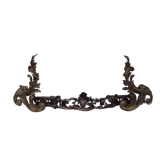 Front of fireplace bronze Rococo style 19 eme