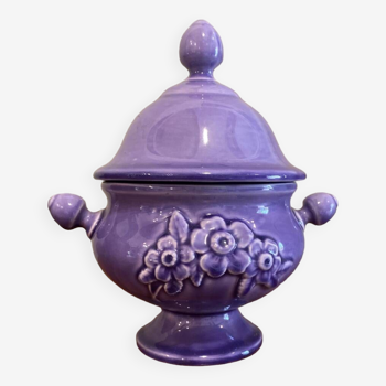 Pot, bonbonnière violette
