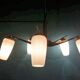 Chandelier suspension "Star" 1950s