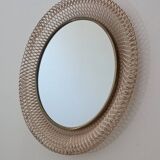 Vintage mirror in the style of Mathieu Mategot, 1950s