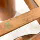 Extendable art deco dining table walnut veneer