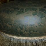 Pendant lamps in polished glass with bead fringe, Ø 40 cm