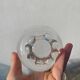 5 small ramekins in beaded and polka dot glass