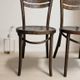 Set of 4 ton wooden dining chairs, 20th century, czechoslovak, 90 × 46 cm