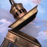 Sea lantern in brass