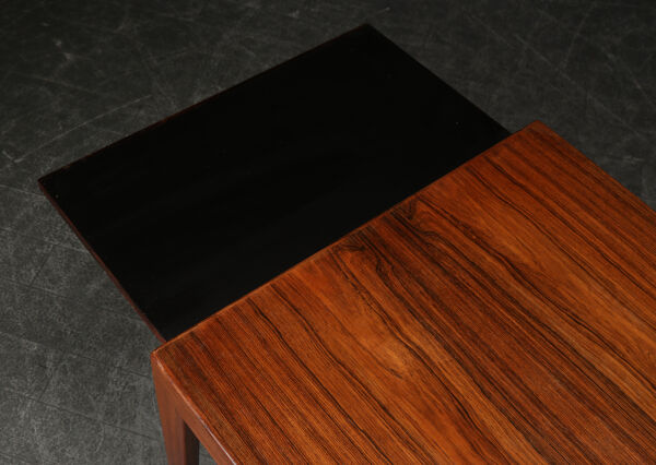Table basse extensible à Palisander par Illum Wikkelsø, Danemark années 1960