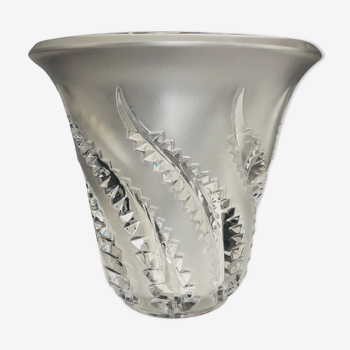 Lalique Vase with ferns