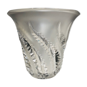 Lalique Vase with ferns