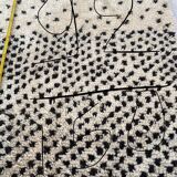 Handcrafted Moroccan Berber carpet 150 x 92 CM