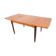 Vintage dining table from the 60s/70s, in teak, retro/vintage style, made of teak.