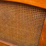 Solid wood and cane headboard 92cm