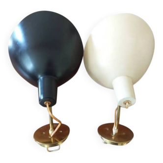 2 Arteluce wall lights signed Vittoriano Vigano, 1960